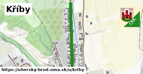 ilustrácia k Kříby, Uherský Brod - 361 m