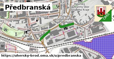 ilustrácia k Předbranská, Uherský Brod - 187 m