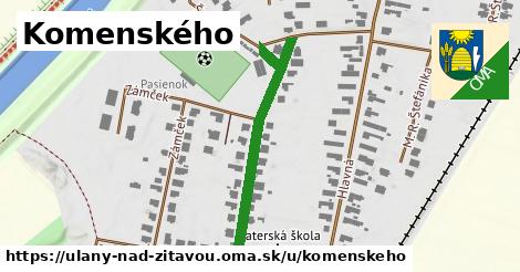 Komenského, Úľany nad Žitavou