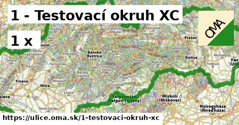 1 - Testovací okruh XC