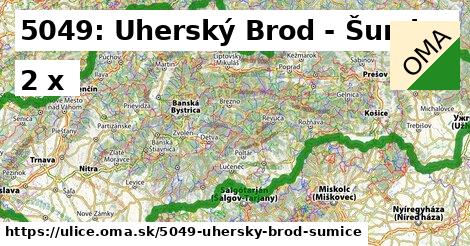 5049: Uherský Brod - Šumice