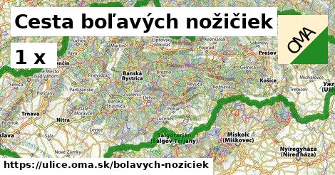 Cesta boľavých nožičiek