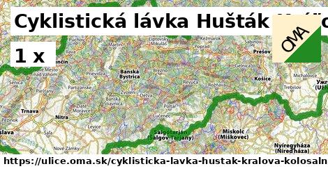 Cyklistická lávka Hušták Kráľová - kolosálny cyklomost BB