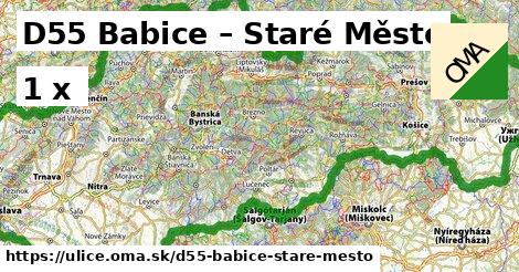 D55 Babice – Staré Město