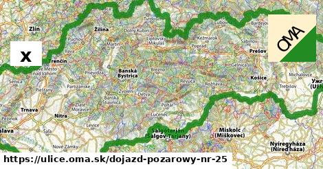 Dojazd pożarowy nr 25