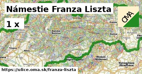 Námestie Franza Liszta