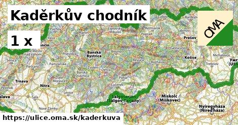 Kaděrkův chodník