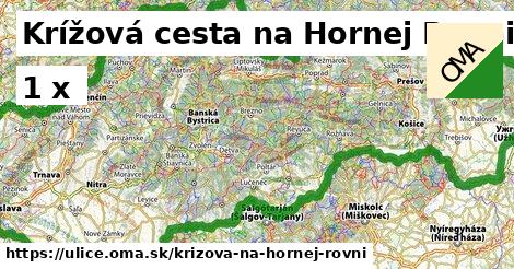 Krížová cesta na Hornej Rovni