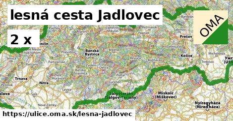 lesná cesta Jadlovec