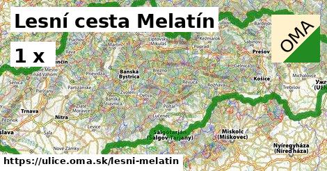 Lesní cesta Melatín
