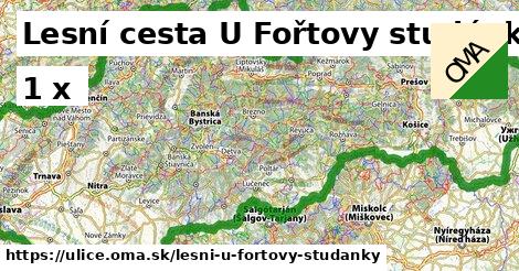 Lesní cesta U Fořtovy studánky