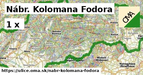 Nábr. Kolomana Fodora