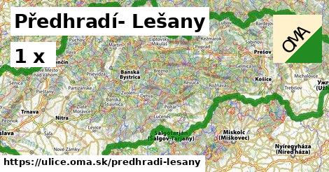 Předhradí- Lešany