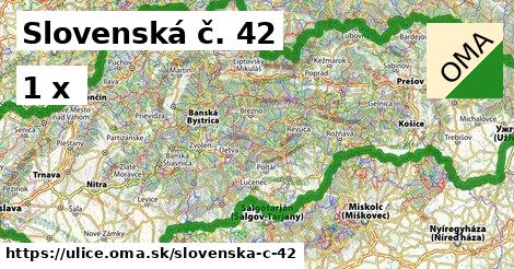 Slovenská č. 42