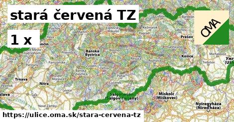 stará červená TZ