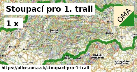 Stoupací pro 1. trail