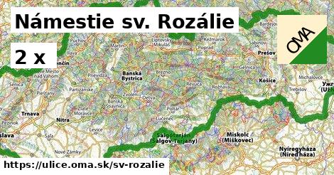 Námestie sv. Rozálie