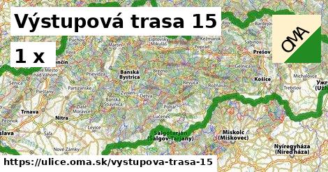 Výstupová trasa 15