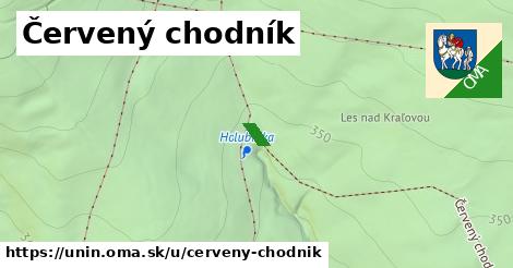 Červený chodník, Unín