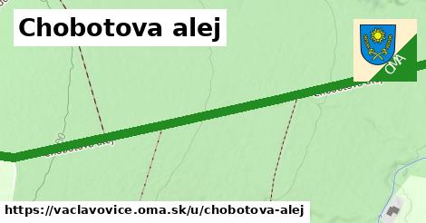 Chobotova alej, Václavovice