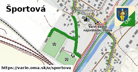 Športová, Varín