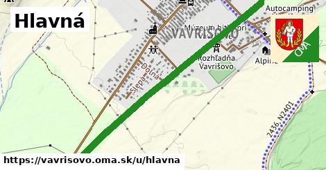 ilustrácia k Hlavná, Vavrišovo - 1,36 km