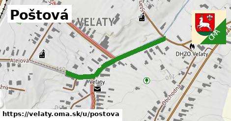 Poštová, Veľaty