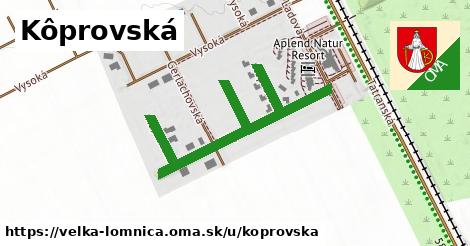 ilustrácia k Kôprovská, Veľká Lomnica - 582 m