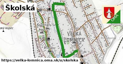 ilustrácia k Školská, Veľká Lomnica - 1,00 km