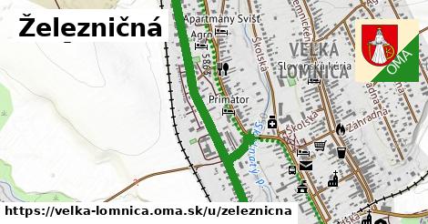 ilustrácia k Železničná, Veľká Lomnica - 1,24 km