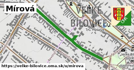 Mírová, Velké Bílovice