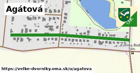 ilustrácia k Agátová, Veľké Dvorníky - 642 m