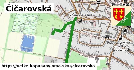 Čičarovská, Veľké Kapušany