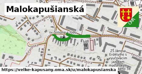 Malokapušianská, Veľké Kapušany