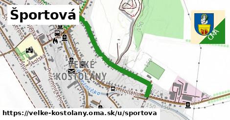 ilustrácia k Športová, Veľké Kostoľany - 0,74 km