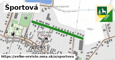 ilustrácia k Športová, Veľké Orvište - 352 m