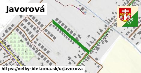 Javorová, Veľký Biel