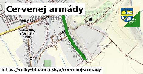 Červenej armády, Veľký Blh