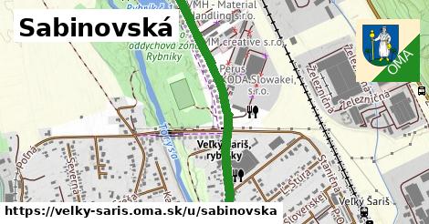 ilustrácia k Sabinovská, Veľký Šariš - 1,02 km