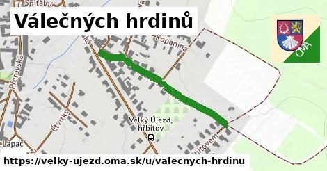 ilustrácia k Válečných hrdinů, Velký Újezd - 330 m