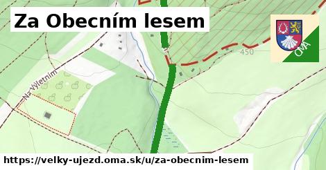 ilustrácia k Za Obecním lesem, Velký Újezd - 341 m