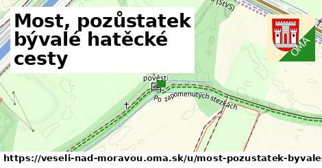 ilustrácia k Most, pozůstatek bývalé hatěcké cesty, Veselí nad Moravou - 18 m
