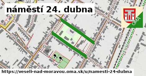 ilustrácia k náměstí 24. dubna, Veselí nad Moravou - 426 m