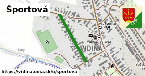 Športová, Vidiná