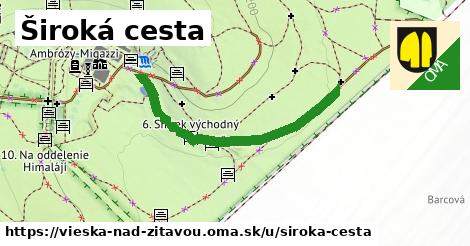 Široká cesta, Vieska nad Žitavou