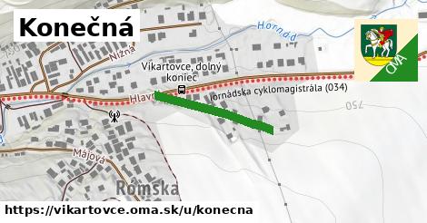 Konečná, Vikartovce