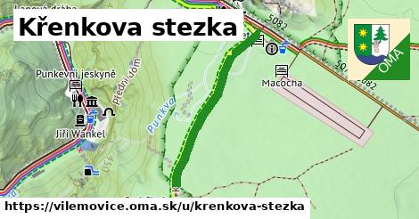 ilustrácia k Křenkova stezka, Vilémovice - 335 m