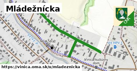 ilustrácia k Mládežnícka, Vinica - 536 m