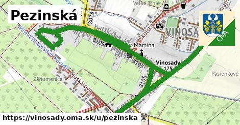 Pezinská, Vinosady