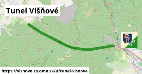 ilustrácia k Tunel Višňové, Višňové, okres ZA - 6,0 km